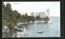 Cartolina Trieste, Miramar, Schloss  - Trieste (Triest)