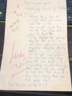Soth Vietnam Letter-sent Mr Ngo Dinh Nhu -year-1-12-1953 No-447- 2pcs Paper Very Rare - Historische Dokumente