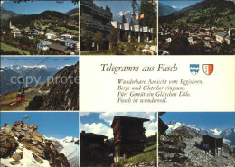 11692085 Fiesch Panorama Seilbahn Berghuetten Gipfelkreuz Fiesch - Otros & Sin Clasificación