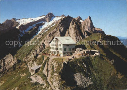 11691765 Saentis AR Berggasthaus Schaefler Mit Saentisblick Saentis AR - Autres & Non Classés