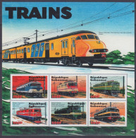2000 Gabon 1535-1540KL Locomotives 9,50 € - Eisenbahnen