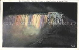 11688634 Niagara Falls Ontario Horseshoe Falls In Winter By Illumination  - Non Classés