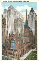 11688632 New_York_City Trinity Church And Skyscrapers - Sonstige & Ohne Zuordnung