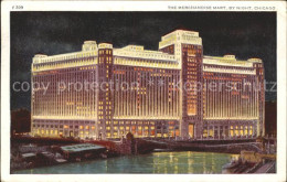 11688630 Chicago_Illinois Merchandise Mart By Night - Autres & Non Classés