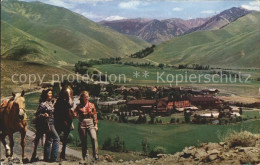 11688591 Sun_Valley_Idaho Panorama Mountains Horseback Riding - Andere & Zonder Classificatie