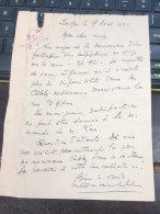 Soth Vietnam Letter-sent Mr Ngo Dinh Nhu -year-18-5-1953 No-212- 1 Pcs Paper Very Rare - Historical Documents