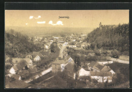 AK Jauernig, Strassenpartie Im Ort Aus Der Vogelschau  - Czech Republic