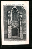 CPA Genillé, Église, Portail O.  - Genillé