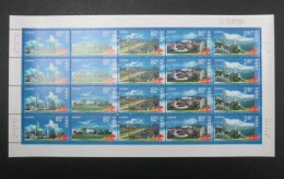 China 2000/2000-16 Shenzhen Special Economic Zone Stamp Full Sheet 5v MNH - Blokken & Velletjes