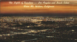 11688295 Mount_Wilson Lights Of Pasadena Los Angeles And Beach Cities - Andere & Zonder Classificatie