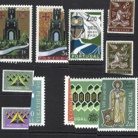 Portugal 1962 "Year Collection" Condition MNH OG Incomplete - Ungebraucht