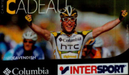 CARTE CADEAU....INTERSPORT....MARK CAVENDISH - Treuekarten