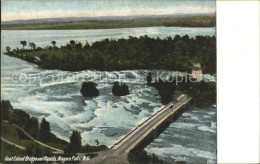 11688269 Niagara_Falls_New_York Goat Island Bridge And Rapids National Park - Andere & Zonder Classificatie