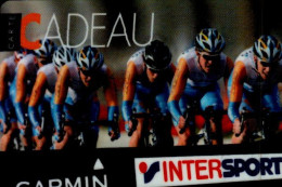 CARTE CADEAU....INTERSPORT....EQUIPE CYCLISTES - Gift And Loyalty Cards