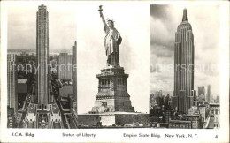 11688161 New_York_City RCA Building Statue Of Liberty Empire State Building Skys - Autres & Non Classés