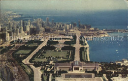 11688156 Chicago_Illinois Lake Shore Drive Park Beach Yacht Anchorage Aerial Vie - Altri & Non Classificati