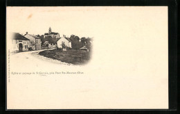 CPA St-Gervais, Eglise Et Paysage, Pres Pont Ste-Maxence  - Pont Sainte Maxence