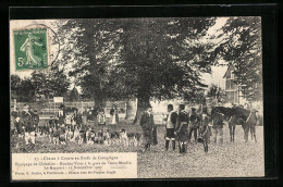 CPA Compiegne, Equipage De Chezelles, Rendez-Vous A La Gare De Vieux-Moulin  - Compiegne