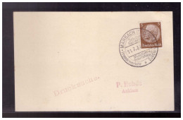 Dt- Reich (024161) Drucksache Ohne Text Mit SST Marbach Schiller Museum Und Geburts Haus Gest Am 11.7.1935 - Brieven En Documenten