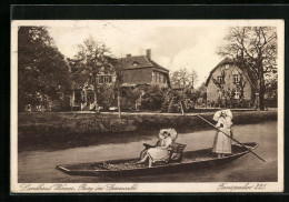 AK Burg Im Spreewald, Hotel Landhaus Winzer Und Boot  - Sonstige & Ohne Zuordnung