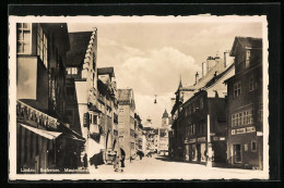 AK Lindau Am Bodensee, Die Kirche Am Ende Der Maximilianstrasse  - Lindau A. Bodensee