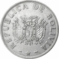 Bolivie, 50 Centavos, 1991, Acier Inoxydable, SUP, KM:204 - Bolivia