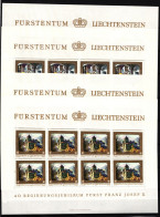 Liechtenstein 706-709 Postfrisch Kleinbogensatz / Fürstentum #IH506 - Altri & Non Classificati