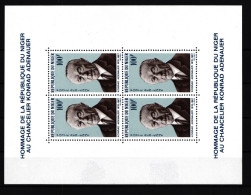 Niger Block 4 Postfrisch Konrad Adenauer #IH533 - Niger (1960-...)