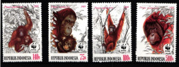 Indonesien 1291-1294 Postfrisch Wildtiere #IH427 - Indonesia