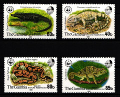 Gambia 430-433 Postfrisch Wildtiere #IH480 - Gambia (1965-...)