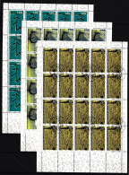 Liechtenstein 1220-1222 Gestempelt Kleinbogensatz Mit Ersttagsstempel #IH516 - Otros & Sin Clasificación
