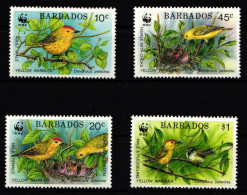 Barbados 770-773 Postfrisch Vögel #IH450 - Otros & Sin Clasificación