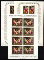 Liechtenstein 655-657 Postfrisch Kleinbogensatz / Künstler #IH511 - Altri & Non Classificati