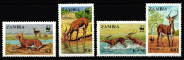 Sambia 438-441 Postfrisch Wildtiere #IH486 - Nyasaland (1907-1953)