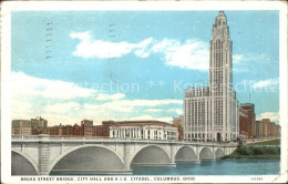 11688016 Columbus Ohio Broad Street Bridge City Hall A.I.U. Citadel Columbus - Other & Unclassified