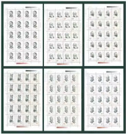 China 2000/2000-20 Chinese Ancient Great Thinkers Stamp Full Sheet 6v MNH - Blocks & Sheetlets