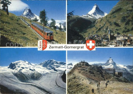 11687231 Zermatt VS Gornergratbahn Matterhorn Gletscher  - Autres & Non Classés