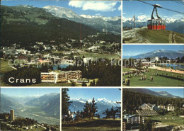 11687181 Crans-sur-Sierre Totalansicht Gondelbahn Teilansichten Crans-sur-Sierre - Autres & Non Classés