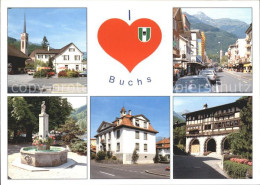 11687083 Buchs SG Dorfpartien Mit Kirche Und Brunnen  Buchs SG - Andere & Zonder Classificatie