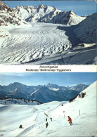 11687065 Aletschgletscher Mit Riederalp Bettmeralp Eggishorn Aletschgletscher - Autres & Non Classés