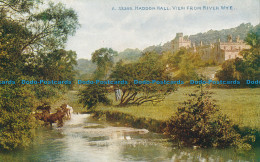 R025836 Haddon Hall. View From River Wye. Photochrom. Celesque. No A.33249 - World