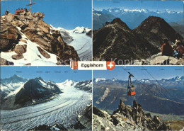 11686862 Eggishorn Gipfel Dom Matterhorn Aletschgletscher Luftseilbahn Eggishorn - Autres & Non Classés