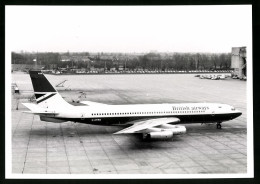 Fotografie Flugzeug Boeing 707, Passagierflugzeug British Airways, Kennung G-ARRB  - Aviazione