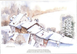 11686831 Werdenberg Winterstimmung Aquarell Werdenberg - Autres & Non Classés