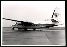 Fotografie Flugzeug Fokker F27, Passagierflugzeug SAS, Kennung LN-SUL  - Aviazione