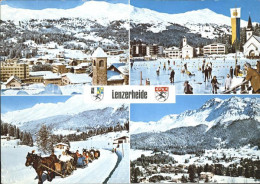 11686804 Lenzerheide Valbella Ortsblick Eisbahn Pferdeschlittenfahrt Lenzerheide - Other & Unclassified