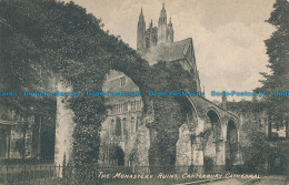 R026051 The Monastery Ruins. Canterbury Cathedral. J. G. Charlton - Monde