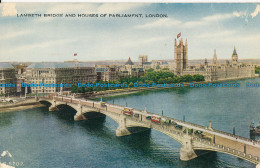 R026086 Lambeth Bridge And Houses Of Parliament. London. Valentine. Valesque - Altri & Non Classificati