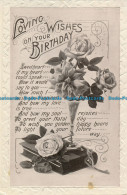 R026101 Greetings. Loving Wishes On Your Birthday. Flowers In Vases - Monde