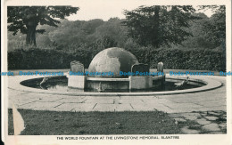 R026113 The World Fountain At The Livingstone Memorial. Blantyre. RP - Monde